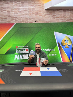 Euclides Corro el primer panameño en coronarse campeón en el evento #9 turbo LAPT 2024