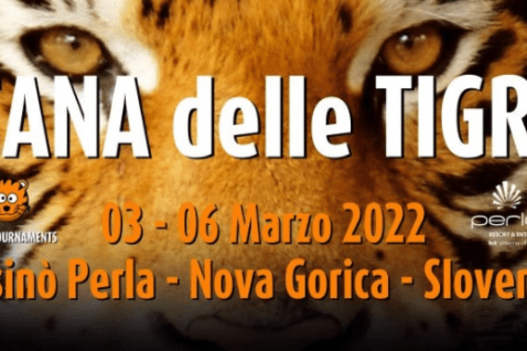 TANA delle TIGRI regresa al Casino Perla, Nova Gorica el jueves