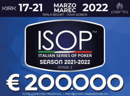 ISOP Stage 3 comienza mañana en Perla, Nova Gorica