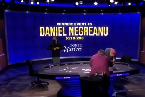 Daniel Negreanu gana el evento #5 Poker Masters High Roller de $10,000 la entrada por $178,200 