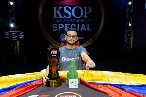 El colombiano Julián Pineda es el gran campeón del KSOP GGPoker Special Main Event por BRL 1.200.000