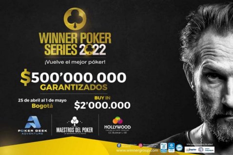 El Winner Poker Series 2022 vuelve a Colombia con $COP500,000,000 Garantizados