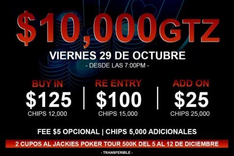 Se parte del Torneo de Poker vivo en Panamá Sortis Casino 10K GTD  lunes 1 de noviembre 2021
