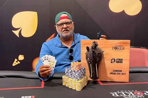 Ajit Nagrani gana el primer torneo de la serie del Jackie's Poker Tour Omaha Five por $8,800 Panamá 2022