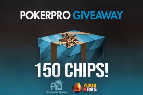 REGALO: PokerPro esta regalando 150 fichas atravez de Paradise Union en PokerBROS