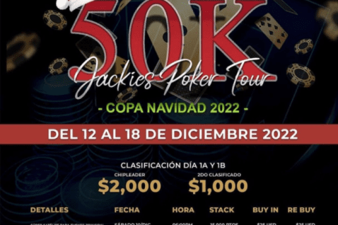 Torneo de poker $50,000 garantizados del 12 al 18 de diciembre en el Sortis Casino Panamá