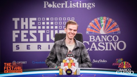 Molenaar Michel gana el main event del Festival en Bratislava por 126.650€