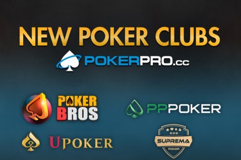 Gran oportunidad en nuevos clubes de póquer de PokerPro