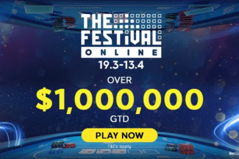 The Festival Online Series con $1,000,000 GTD en 888poker