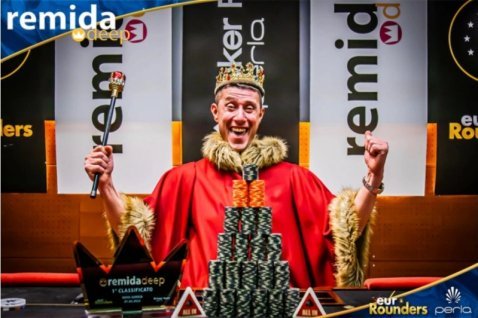 Claudio Cannavà coronado como Remida Deep King en Eslovenia