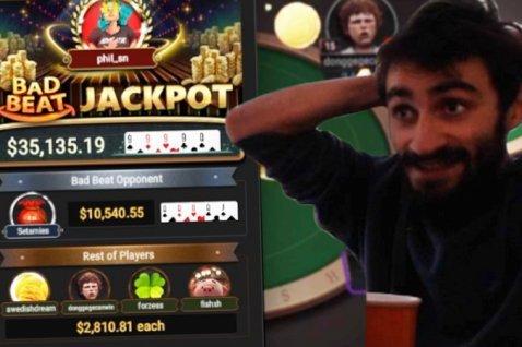 Poker Streamer gana $ 35,135 GGPoker Jackpot Live en Twitch!