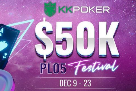 Uno de los primeros festivales PLO5 de $50k está en marcha en KKpoker