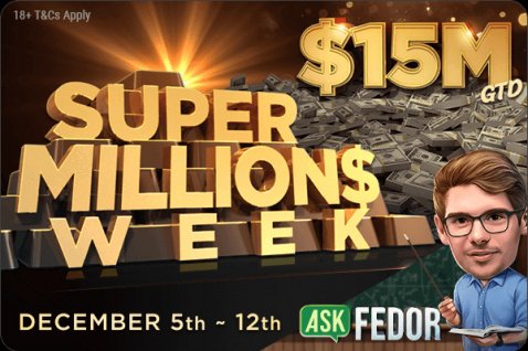 Super MILLION $ Week $ 15M GTD en GG Network comienza el 5 de diciembre